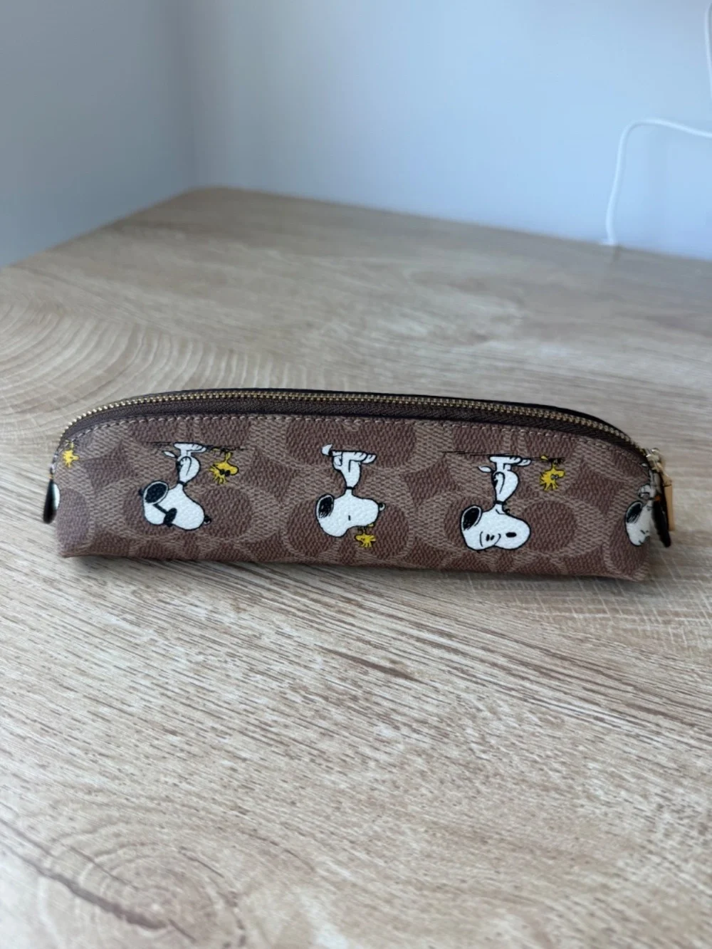 COACH Peanuts Pencil Case + International Charger